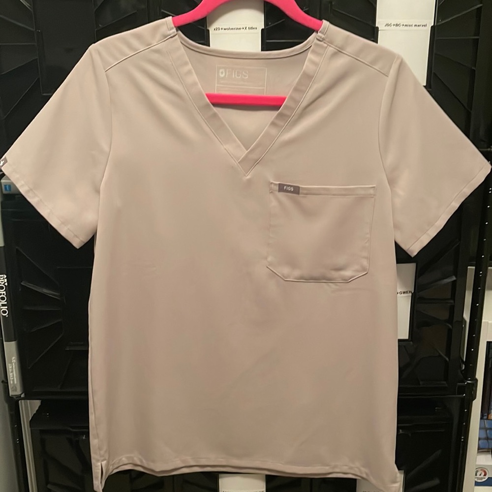 FIGS Catarina Scrub Top (Slate)